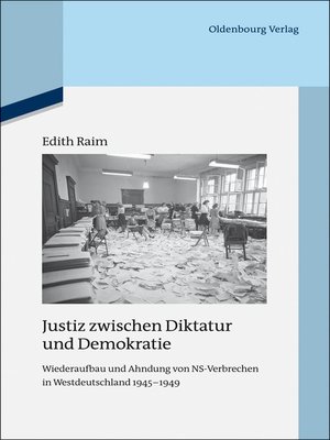 cover image of Justiz zwischen Diktatur und Demokratie